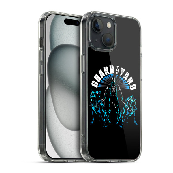 WWE 2017 Roman Reigns Guard The Yard Soft Gel Case for Apple iPhone 15 & MagSafe