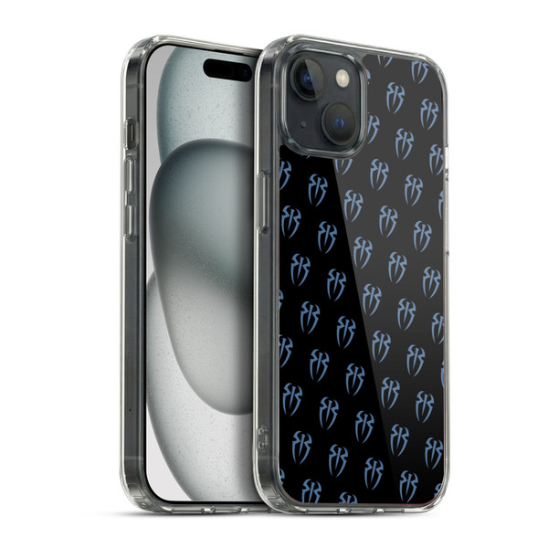 WWE 2017 Roman Reigns Pattern Soft Gel Case for Apple iPhone 15 Plus & MagSafe