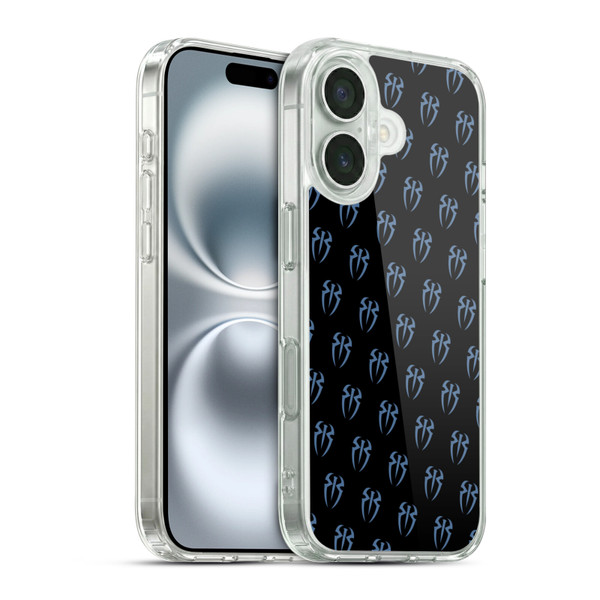 WWE 2017 Roman Reigns Pattern Soft Gel Case for Apple iPhone 16 & MagSafe