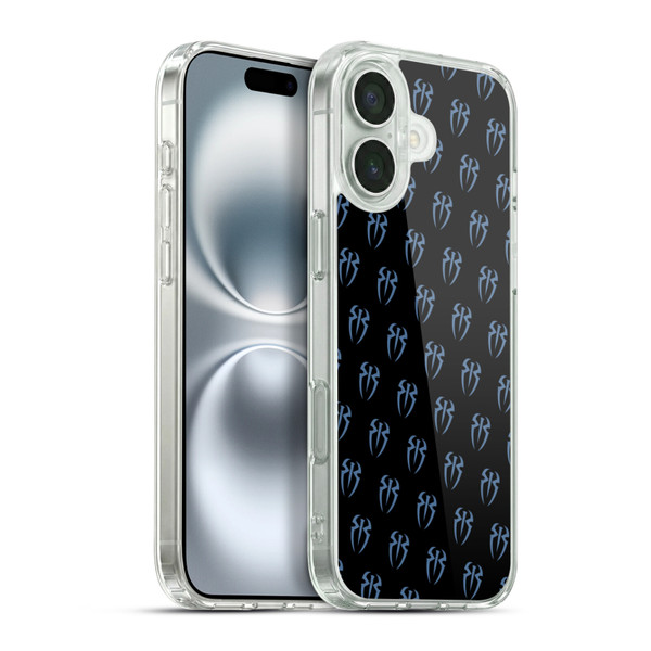 WWE 2017 Roman Reigns Pattern Soft Gel Case for Apple iPhone 16 Plus & MagSafe