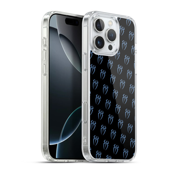 WWE 2017 Roman Reigns Pattern Soft Gel Case for Apple iPhone 16 Pro Max & MagSafe