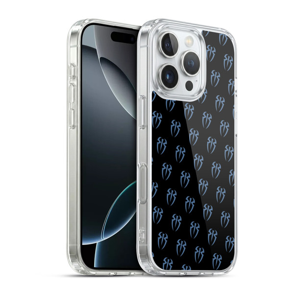 WWE 2017 Roman Reigns Pattern Soft Gel Case for Apple iPhone 16 Pro & MagSafe