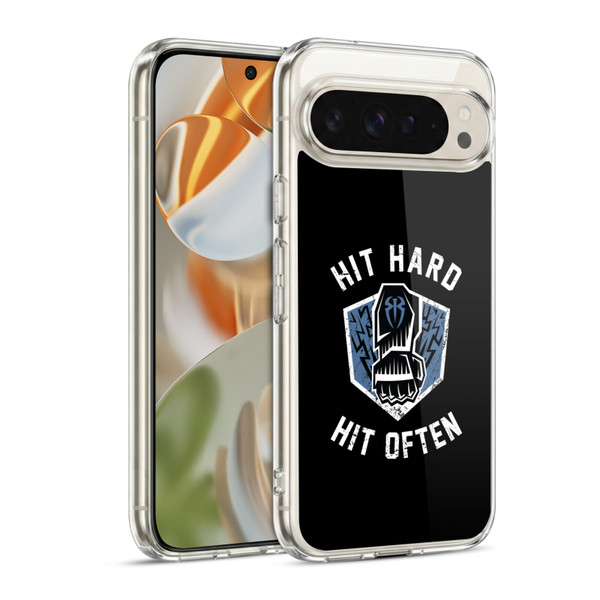 WWE 2017 Roman Reigns Hit Hard Hit Often Soft Gel Case for Google Pixel 9 / Pixel 9 Pro
