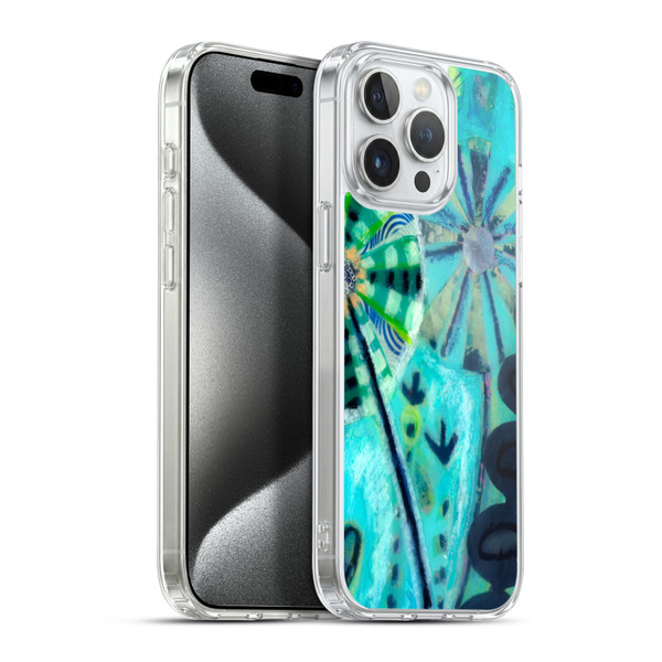 Wyanne Nature Retro Flowers Soft Gel Case for Apple iPhone 15 Pro Max & MagSafe