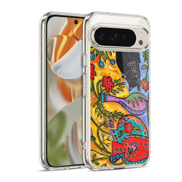 Wyanne Nature Flower Shop Catnap Soft Gel Case for Google Pixel 9 / Pixel 9 Pro