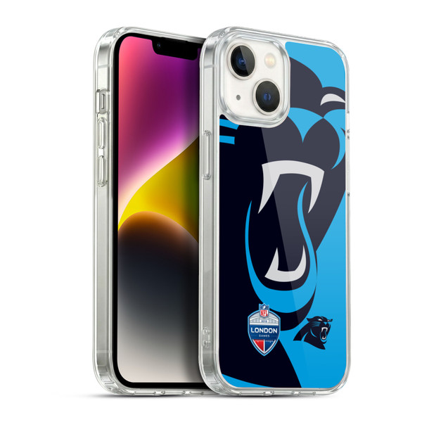 NFL 2019 London Games Oversized Panthers Soft Gel Case for Apple iPhone 14