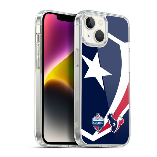 NFL 2019 London Games Oversized Texans Soft Gel Case for Apple iPhone 14