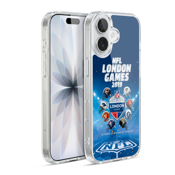 NFL 2019 London Games All Teams Soft Gel Case for Apple iPhone 17
