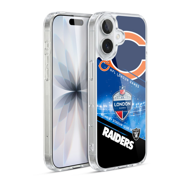 NFL 2019 London Games Bears VS. Raiders Soft Gel Case for Apple iPhone 17