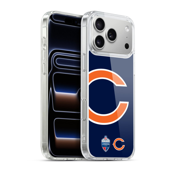 NFL 2019 London Games Oversized Bears Soft Gel Case for Apple iPhone 17 Pro Max