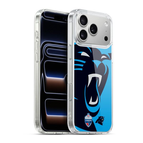 NFL 2019 London Games Oversized Panthers Soft Gel Case for Apple iPhone 17 Pro Max