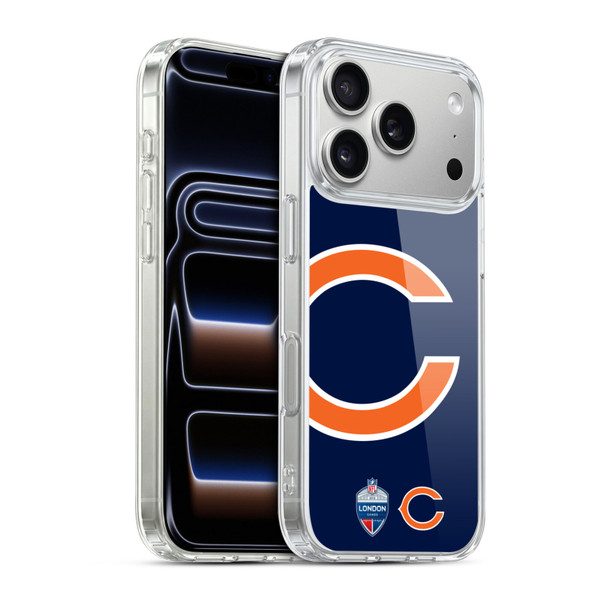NFL 2019 London Games Oversized Bears Soft Gel Case for Apple iPhone 17 Pro
