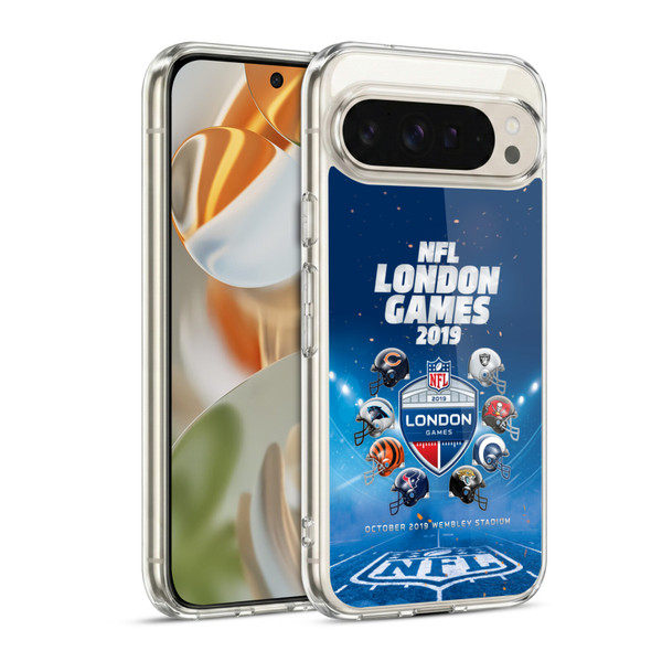 NFL 2019 London Games All Teams Soft Gel Case for Google Pixel 9 / Pixel 9 Pro