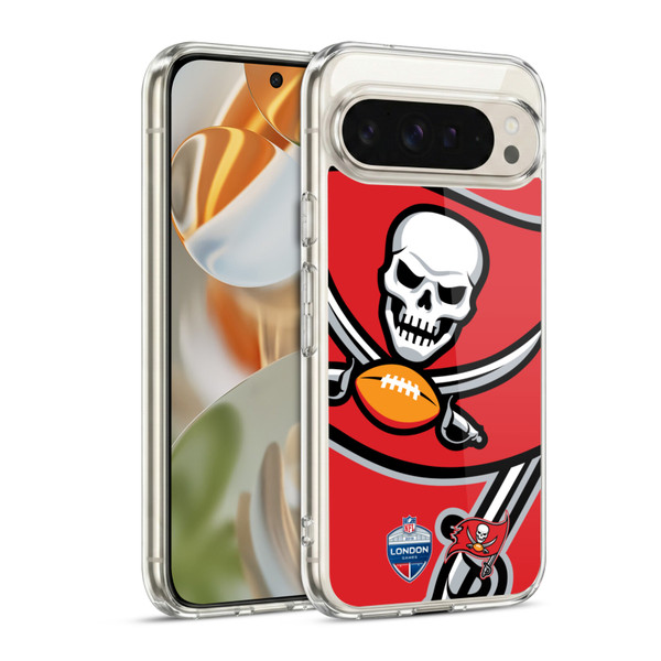 NFL 2019 London Games Oversized Buccaneers Soft Gel Case for Google Pixel 9 / Pixel 9 Pro