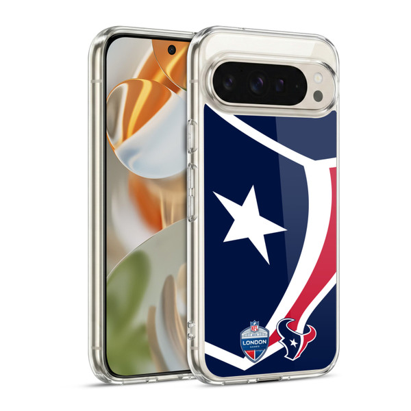 NFL 2019 London Games Oversized Texans Soft Gel Case for Google Pixel 9 / Pixel 9 Pro
