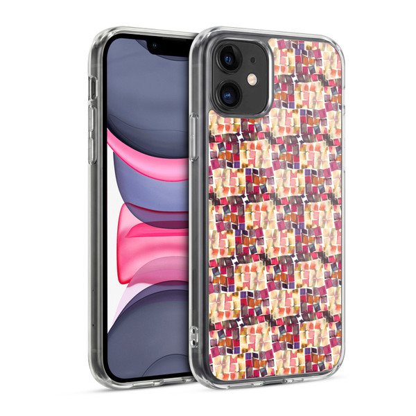 Ninola Patterns Minimal Crochet Soft Gel Case for Apple iPhone 11