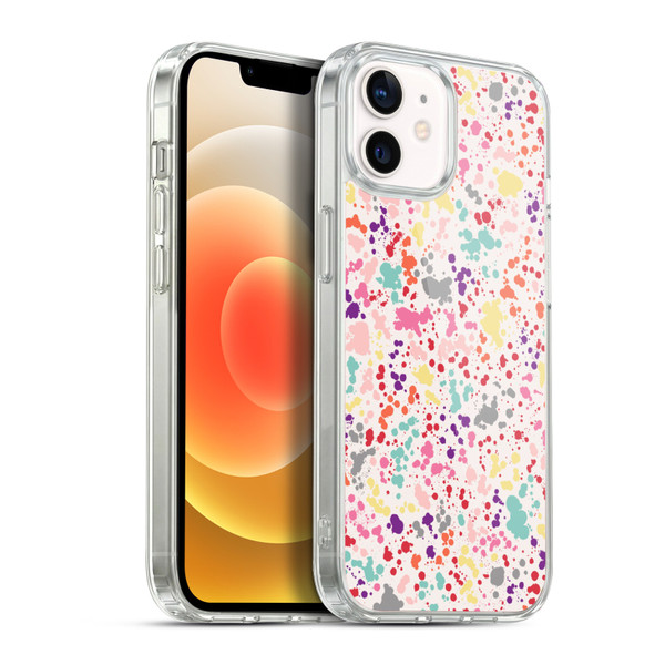 Ninola Patterns Colourful Splatter Drops Soft Gel Case for Apple iPhone 12 / iPhone 12 Pro & MagSafe