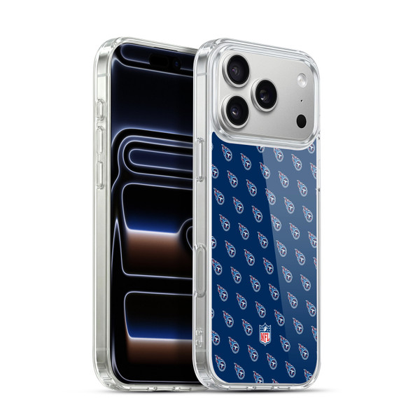 NFL Tennessee Titans Artwork Patterns Soft Gel Case for Apple iPhone 17 Pro Max