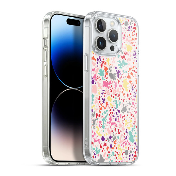 Ninola Patterns Colourful Splatter Drops Soft Gel Case for Apple iPhone 13 Pro Max & MagSafe