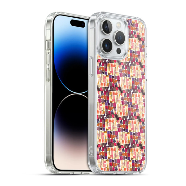 Ninola Patterns Minimal Crochet Soft Gel Case for Apple iPhone 14 Pro Max & MagSafe