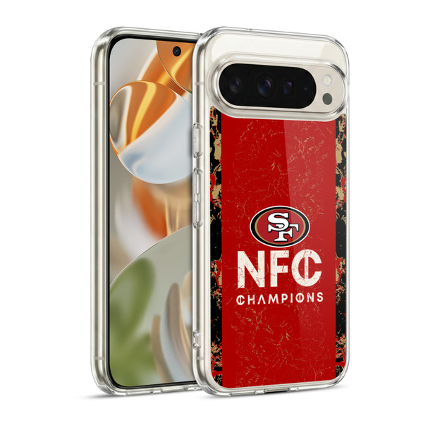 NFL 2024 Division Champions NFC Champ 49ers Soft Gel Case for Google Pixel 9 / Pixel 9 Pro