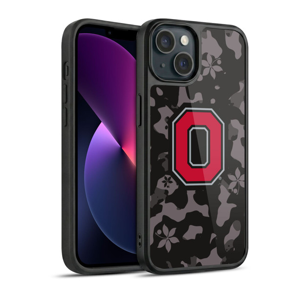 Ohio State University Logo Dark Camou Gel Armour Case For Apple iPhone 13