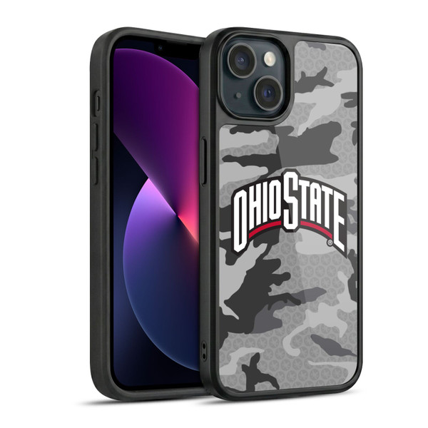 Ohio State University Logo Light Camou Gel Armour Case For Apple iPhone 13