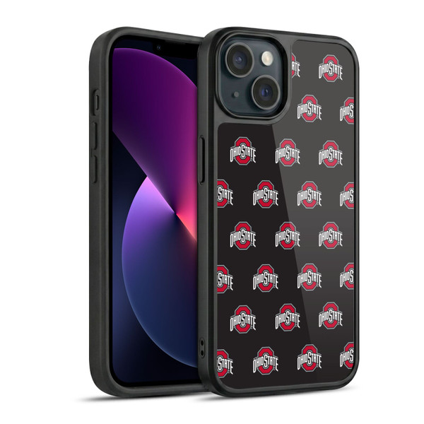 Ohio State University Logo Pattern Gel Armour Case For Apple iPhone 13
