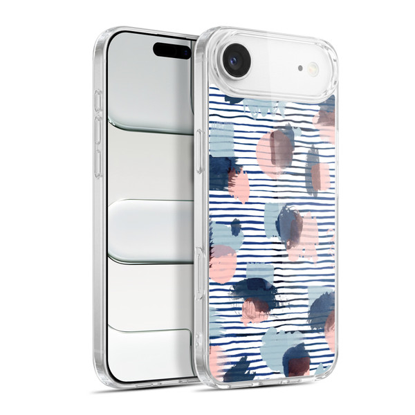 Ninola Patterns Graphic Thoughts Dots Blue Soft Gel Case for Apple iPhone 17 Air