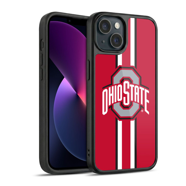 Ohio State University Logo Stripes Gel Armour Case For Apple iPhone 13