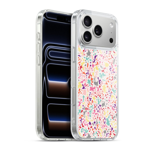 Ninola Patterns Colourful Splatter Drops Soft Gel Case for Apple iPhone 17 Pro Max