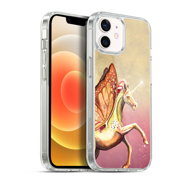 Rose Khan Unicorns Orange Tiger Lily Soft Gel Case for Apple iPhone 12 / iPhone 12 Pro & MagSafe
