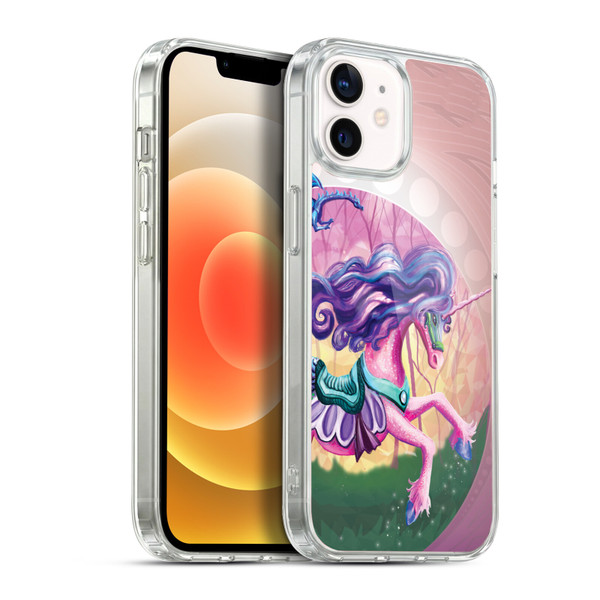 Rose Khan Unicorns Pink Spring Soft Gel Case for Apple iPhone 12 / iPhone 12 Pro & MagSafe