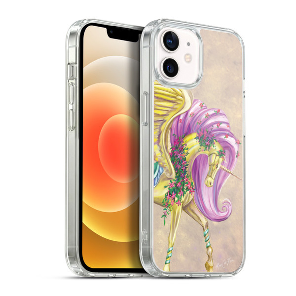 Rose Khan Unicorns Yellow Pegasus Soft Gel Case for Apple iPhone 12 / iPhone 12 Pro & MagSafe