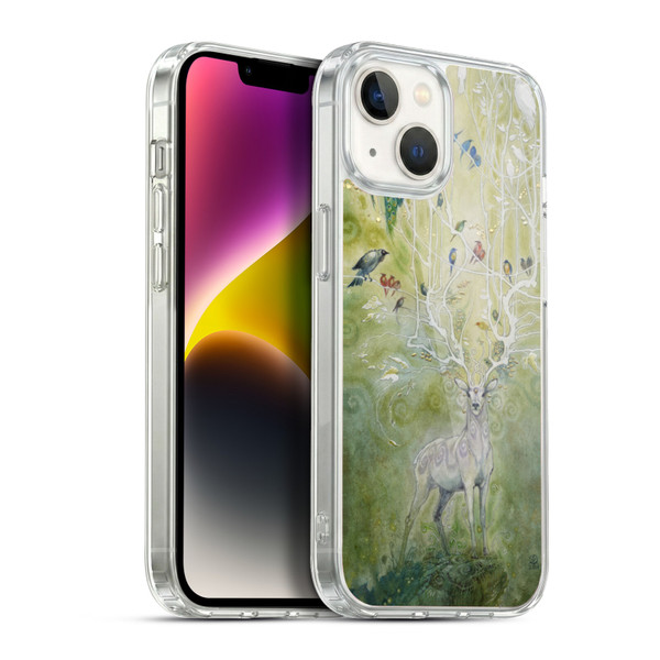 Stephanie Law Stag Sonata Cycle Deer 2 Soft Gel Case for Apple iPhone 14