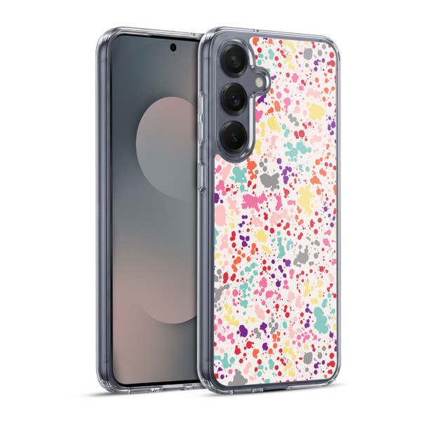 Ninola Patterns Colourful Splatter Drops Soft Gel Case for Samsung Galaxy S25+ & MagSafe