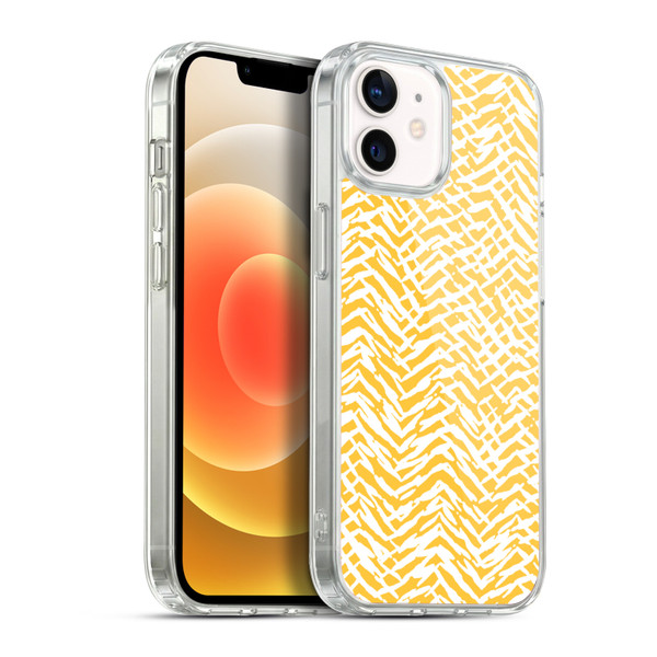 Ninola Patterns 4 Leopard Marks Mustard Soft Gel Case for Apple iPhone 12 / iPhone 12 Pro & MagSafe