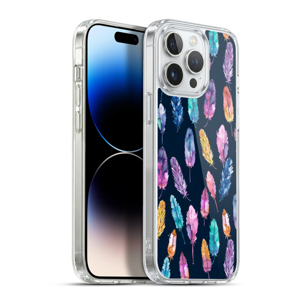 Ninola Patterns 4 Boho Feathers Soft Gel Case for Apple iPhone 13 Pro Max & MagSafe