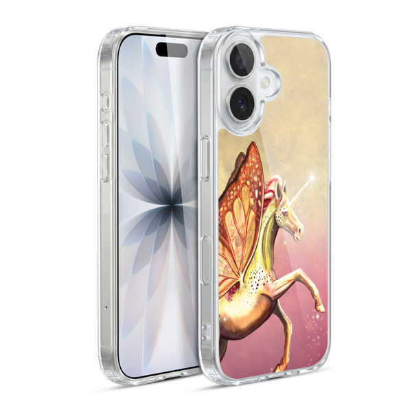 Rose Khan Unicorns Orange Tiger Lily Soft Gel Case for Apple iPhone 17