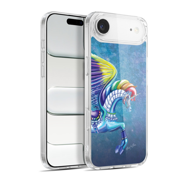 Rose Khan Unicorns Rainbow Carousel Horse Soft Gel Case for Apple iPhone 17 Air