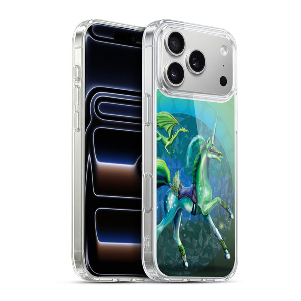 Rose Khan Unicorns Green Summer Soft Gel Case for Apple iPhone 17 Pro Max