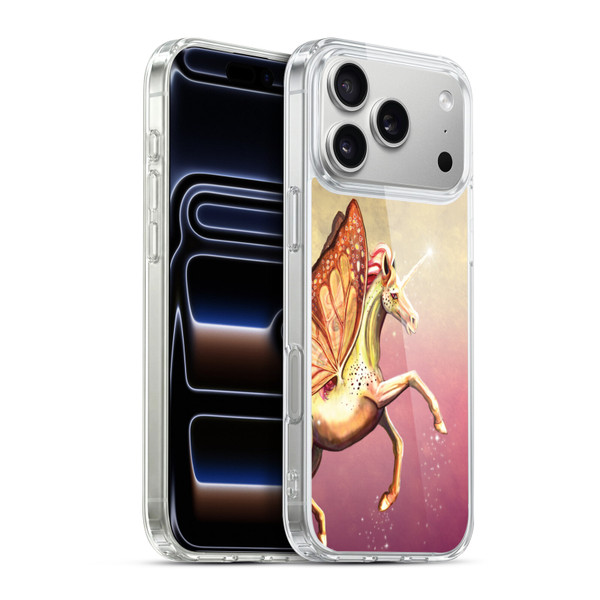 Rose Khan Unicorns Orange Tiger Lily Soft Gel Case for Apple iPhone 17 Pro Max