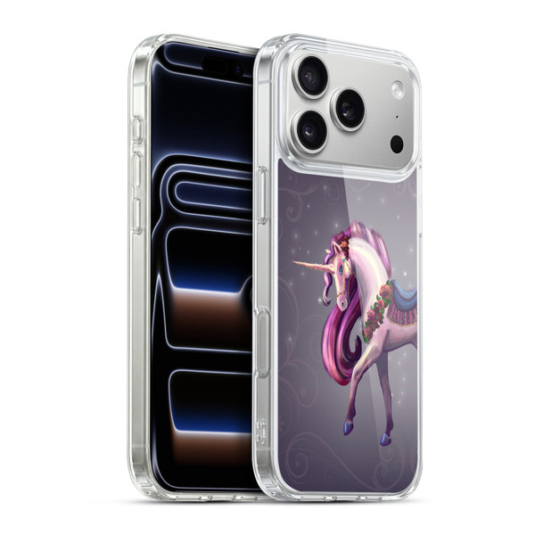 Rose Khan Unicorns Rose Red Soft Gel Case for Apple iPhone 17 Pro Max