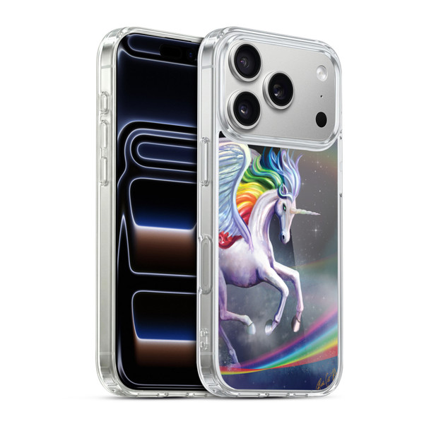 Rose Khan Unicorns Rainbow Dancer Soft Gel Case for Apple iPhone 17 Pro