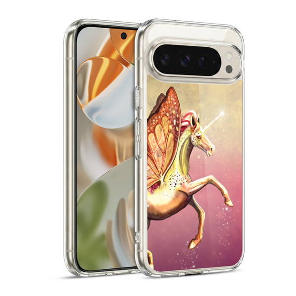 Rose Khan Unicorns Orange Tiger Lily Soft Gel Case for Google Pixel 9 / Pixel 9 Pro