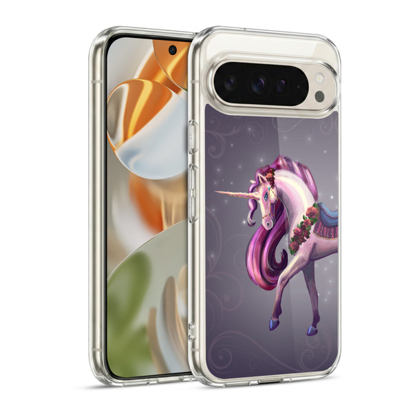 Rose Khan Unicorns Rose Red Soft Gel Case for Google Pixel 9 / Pixel 9 Pro