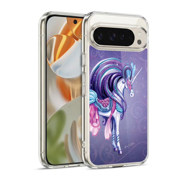 Rose Khan Unicorns White And Purple Soft Gel Case for Google Pixel 9 / Pixel 9 Pro