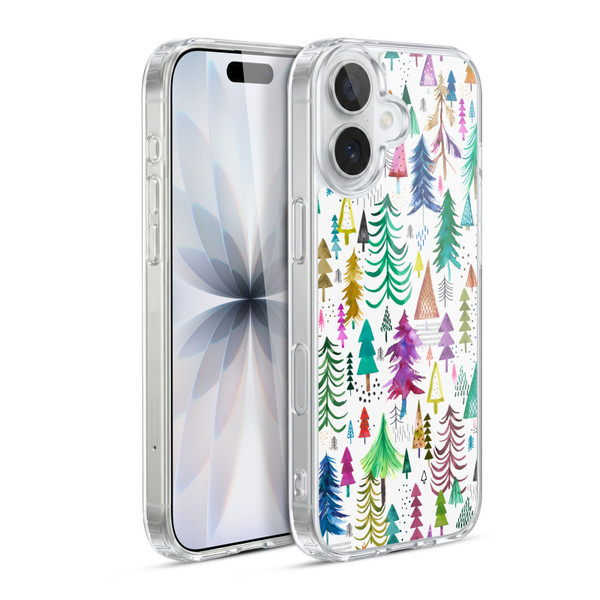 Ninola Patterns 4 Colourful Pines Soft Gel Case for Apple iPhone 17