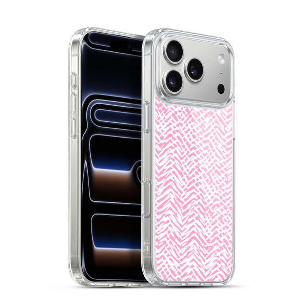Ninola Patterns 4 Leopard Marks Pink Soft Gel Case for Apple iPhone 17 Pro Max