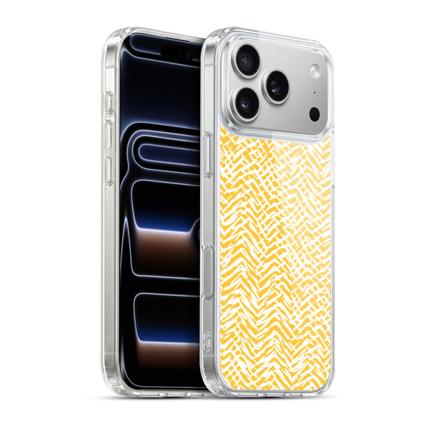 Ninola Patterns 4 Leopard Marks Mustard Soft Gel Case for Apple iPhone 17 Pro Max